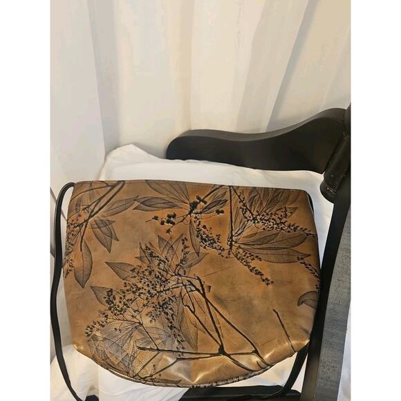 Vintage C.L. Whiting Leaf Leather Tooled Purse 90's Handbag One of a Kind USA - Picture 10 of 10